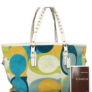 COACH Original Handbag LIMITED EDITION SUEDE tote